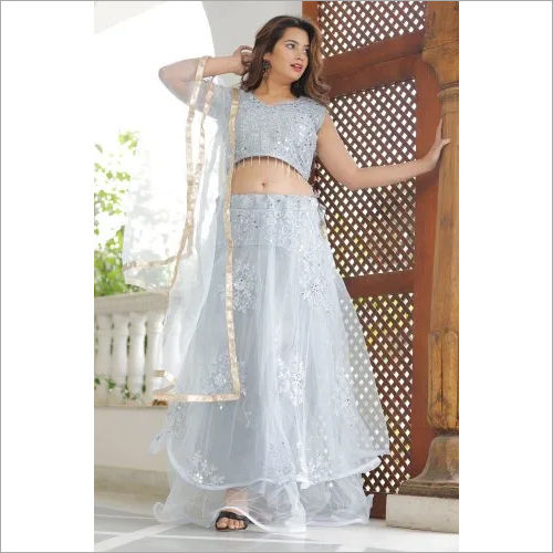 Indian Organza Lehenga Choli