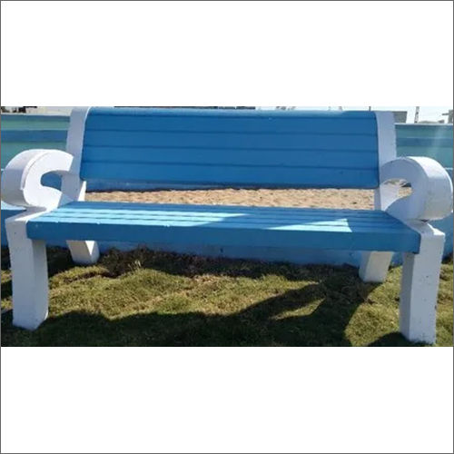 Durable Rcc Garden Bench With Armrest