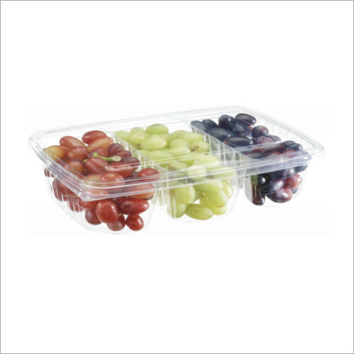 Fruits Plastic Packaging Box - Color: Transparent