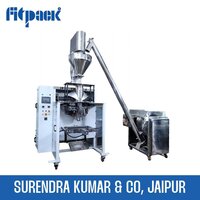 Besan Packing Machine - Stainless Steel, Silver Color | Automatic Control With Human Machine Interface, Electric Drive, 220-240 Volt, 1 Year Warranty
