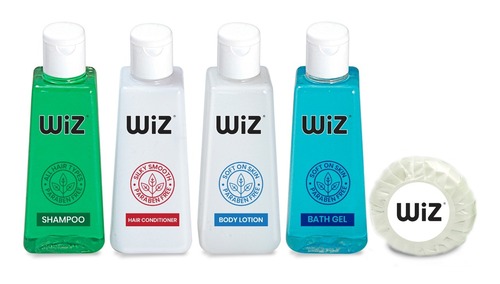 Wiz Hotel Kit Bath Gel Body Lotion Shampoo Hair Conditioner And Soap Shelf Life: 24 Months