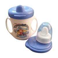 Smart Sipper 2 In 1 Baby Cup - Plastic Material, 140ml Size, Purple And White Color | Ideal For 3-12 Months With Silicone Nipple