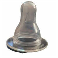 Baby Plain Silicone Nipple - Small Size, Ideal For 3-12 Months | Durable Silicone Material, Perfect For Feeding Infants