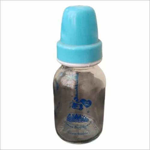 125ml Baby Glass Sipper Feeding Bottle