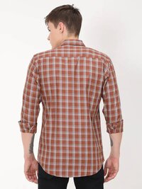 Mens Casual Checkered Shirt