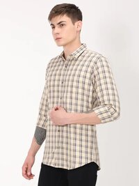 Mens Casual Checkered Shirt
