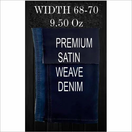 Premium Satin Weave Denim Fabric