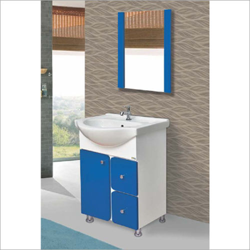 Blue And White 3004 C Pvc Bathroom Cabinet