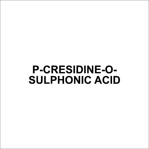 P-Cresidine-O-Sulphonic Acid Cas No: 6471-78-9