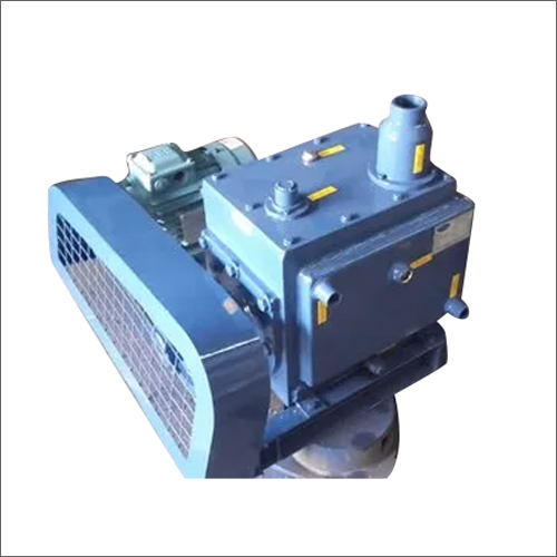 Blue Cast Iron Double Stage Vacuum Pump