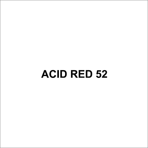 Acid Red 52 Dye Cas No: 3520-42-1