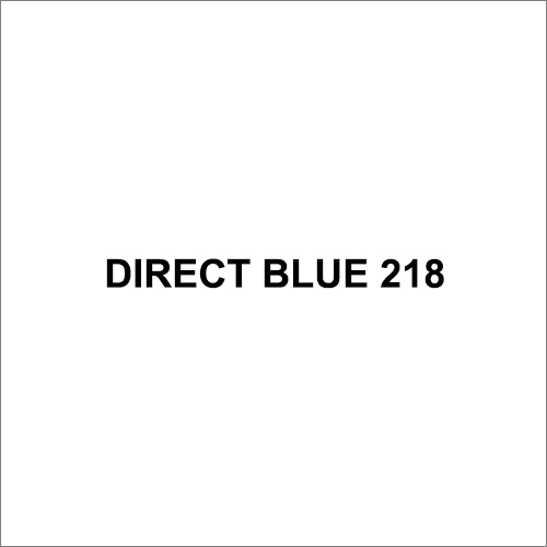 Direct Blue 218 Direct Dyes