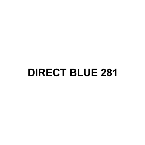 Direct Blue 281 Direct Dyes