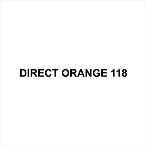 Direct Orange 118 Direct Dyes