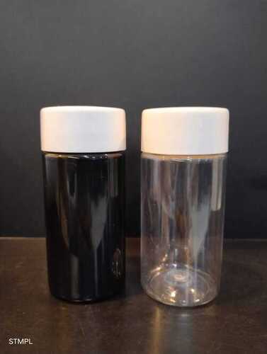 Transparent 120ml Tall Capsule Jar