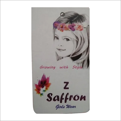 Rectangular Printed Garment Hang Tag