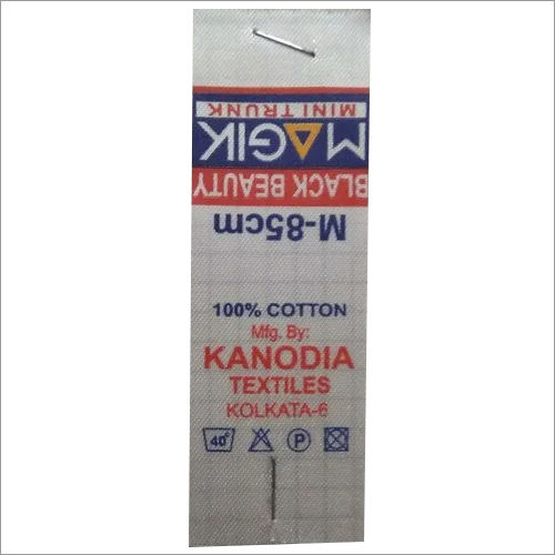 Different Available Satin Printed Garment Label