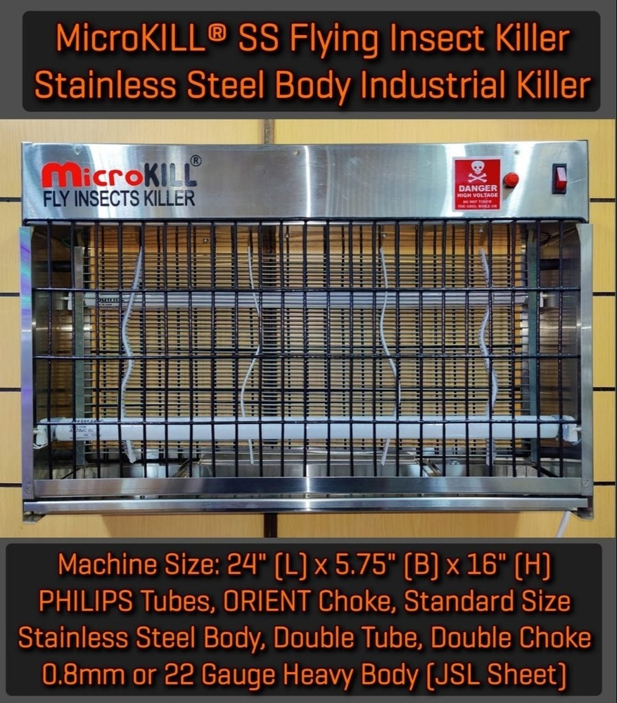 2 Feet Stainless Steel Microkill Insect Killer Machine - Toxicity: No