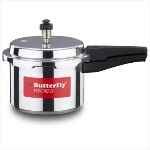 3b glass top Stove 3 Litres Aluminium pressure cooker