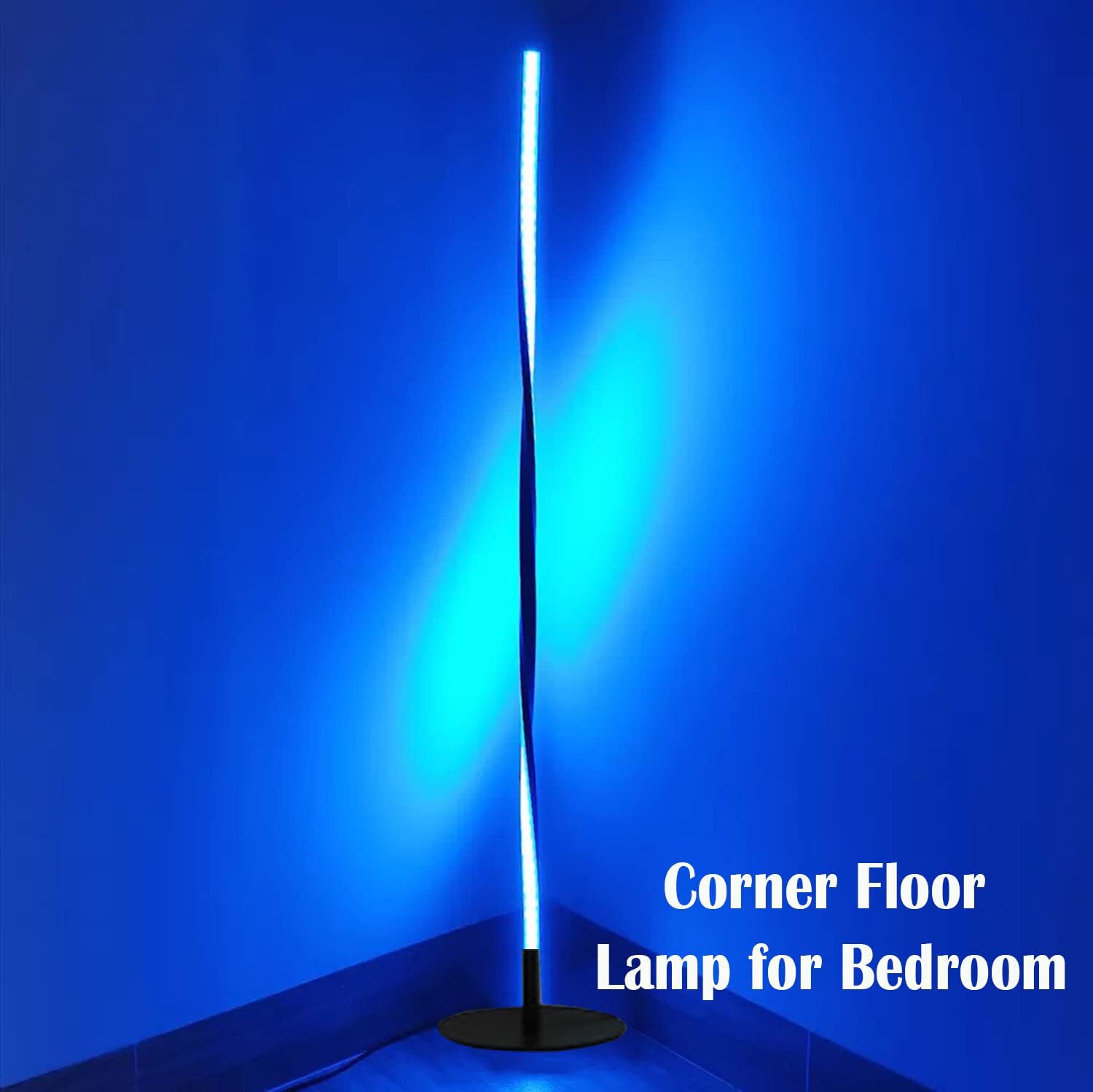 56 Inch Tall Twist Shape Floor Lamp