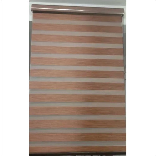 PVC Brown Zebra Blind