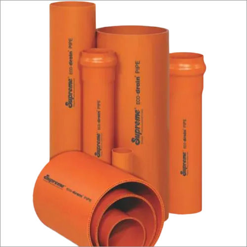 Orange Eco Drain Pvc Pipes