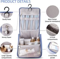 House of Quirk Toiletry Bag with Pearl Zipper  Luxury Cute Travel Make Up Hanging Wash Bag Cosmetic Waterproof Hanging Toiletries Bag Personalised