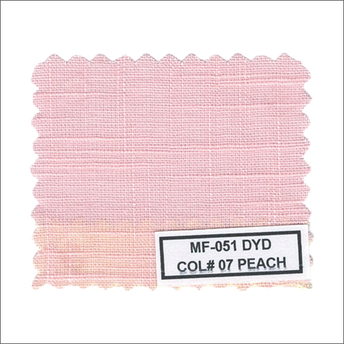 Peach Cotton Shirting Fabric