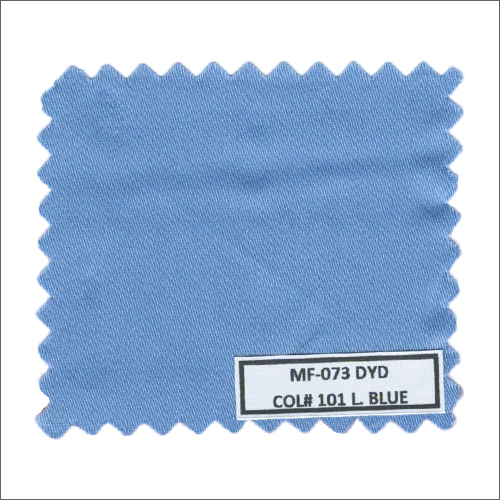 Twill Light Blue Cotton Shirting Fabric