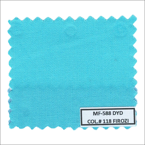 Light In Weight Firozi Cotton Shirting Fabric