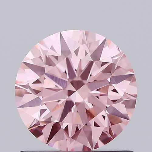 Round 1.01ct Fancy Vivid Pink VS2 IGI Certified CVD Lab Grown Diamond EC4148