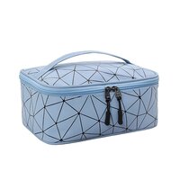 Marble Printed Cosmetic Bag with Zipper