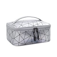 Marble Printed Cosmetic Bag with Zipper