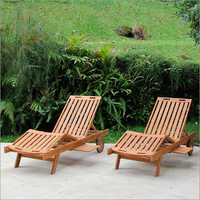 Wooden Wpc Sun Lounger Application: Sand Beach