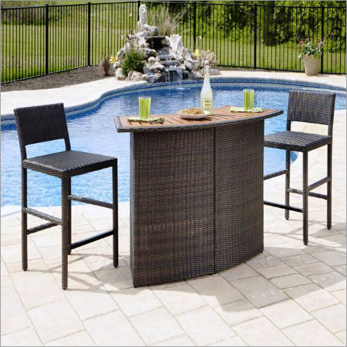 Pool Side Bar Chair With Counter