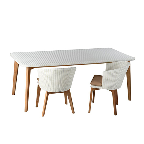 Designer Cane Table Set