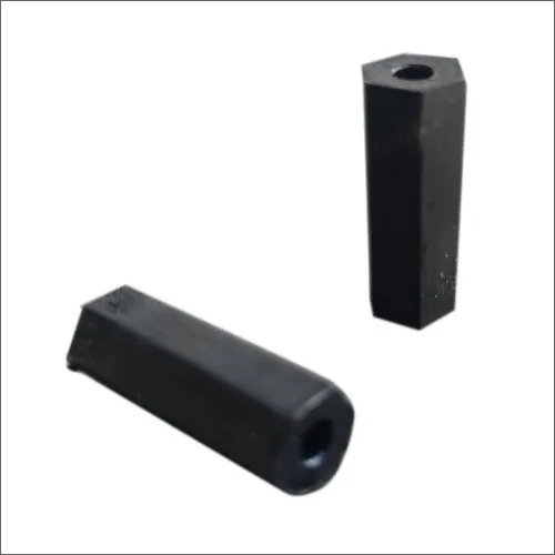 Stainless Steel Hexagonal Nylon Spacer - Nylon M8 Size Black Color | Application: Zatka Machine PCB Fitting Warranty Included