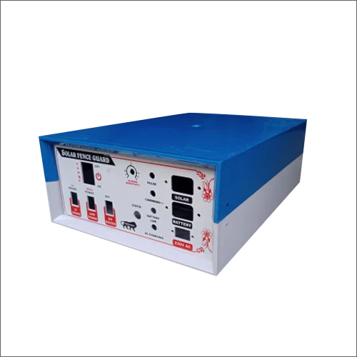 Solar Fence Machine Body - ABS Plastic | White Color, Manual Switch, Warranty Included