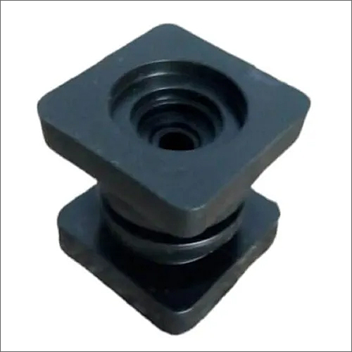 Plastic Zatka Machine Reel Insulator - 6 cm Height, 10 mm Hole Diameter, Matte Black | Easy Installation, Prevents Shorting Current, Maintains Safety Gap