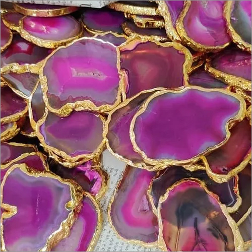 Purple Agate Tea Coaster