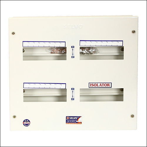 White 8 Way Tpn Single Door Disribution Board At Best Price In Noida ...