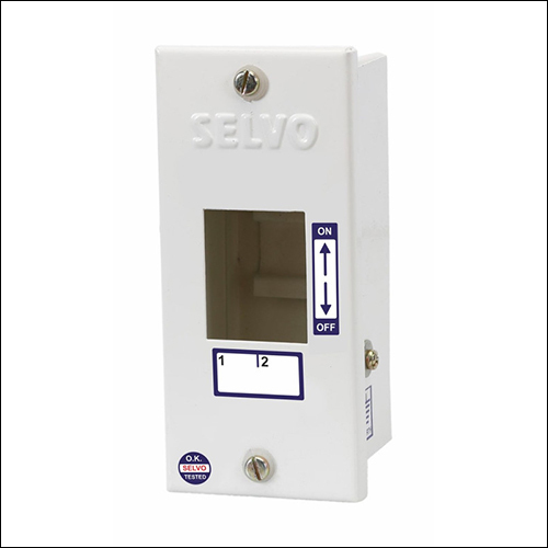 2 POLE MCB SHEET METAL ENCLOSURE