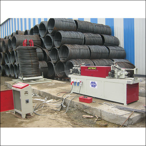 Red & White Bar De Coiling Machine