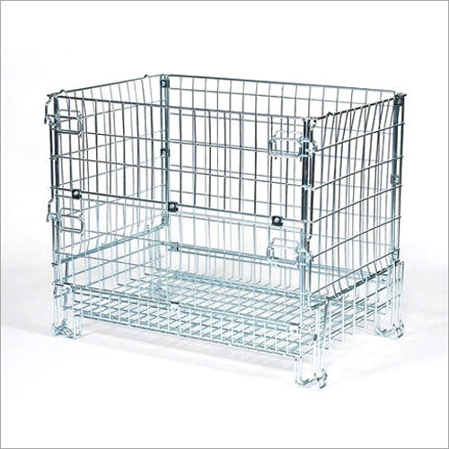 Ss Metal Cage Container - Color: Silver