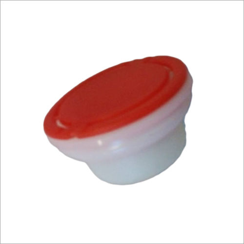 White And Red Press Fit Spout Cap