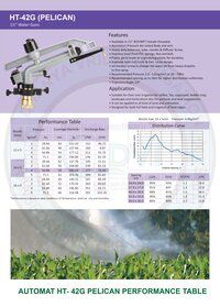 HT42G PELICAN 1.50 INCH RAIN GUN WITH 8 FT HEIGHT