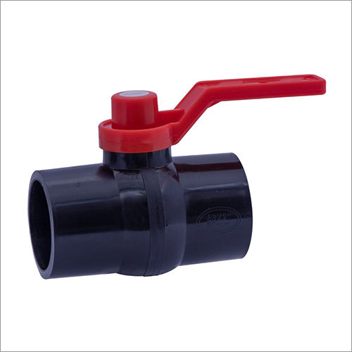 Black Long Handle Solid Ball Valve