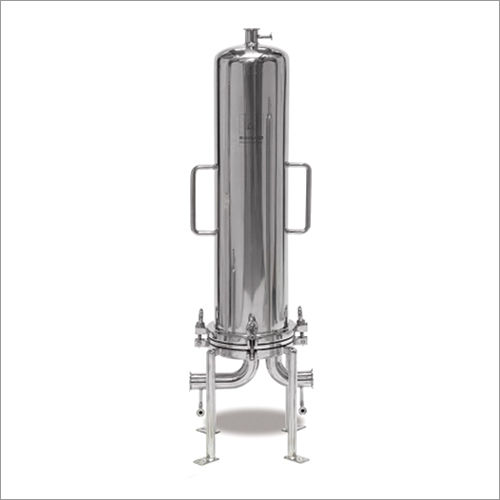 Silver Hygienic Filter Housing For Pharmaceutical Industry