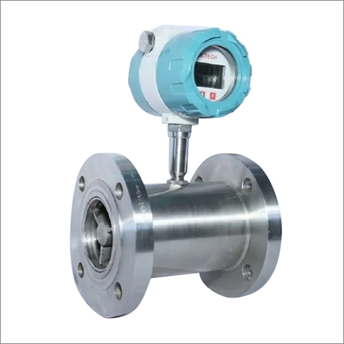 Gas Flow Meter - Metal, Different Sizes Available , Analog Display in Sleek Silver for Automotive Use