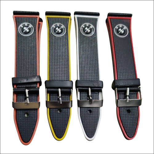 Complete Black Strap - Rubber, Medium Size, Black | Durable Weatherproof Design with Stainless Steel Buckle, Unisex Fashion Accessory